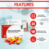Womanacillin Joke Tablet Box with Jelly Beans