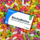 BitchyBiotics Joke Tablet Box With Jelly Beans