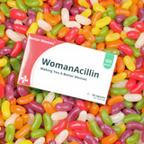 Womanacillin Joke Tablet Box with Jelly Beans