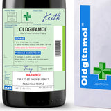 Oldgitamol Wine Label & Bottle Bag (Wine Not Included)