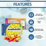 SocialMediaCillin Joke Tablet Box With Jelly Beans (Colour Box)