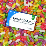 ArseholeAmol Joke Tablet Box With Jelly Beans